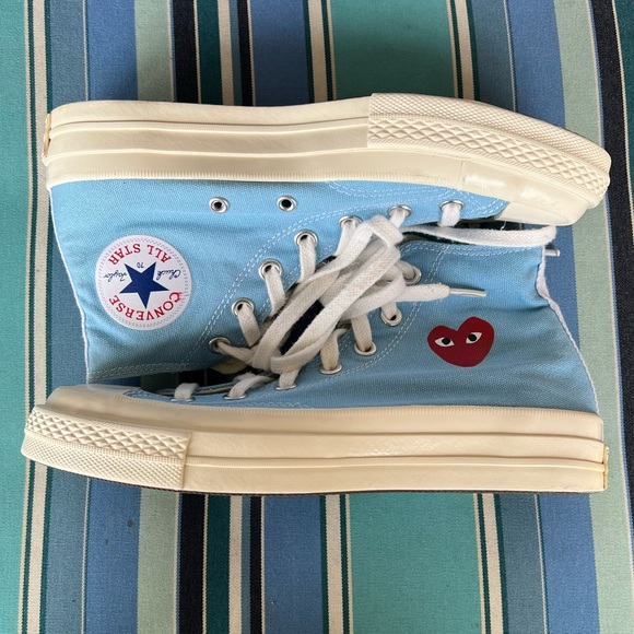 🍒💣 Converse Chuck 70 comme des garcons platform high tops - Picture 9 of 15